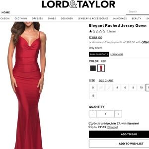 La Femme Red Dress